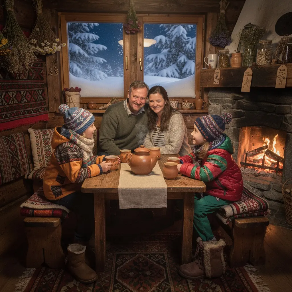 Kolekcia rôznych bylinných čajov v elegantných sklenených nádobách.